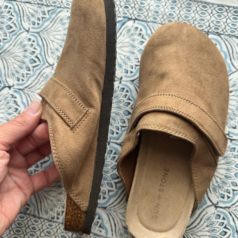Sun + Stone Kids Moccasins in Tan